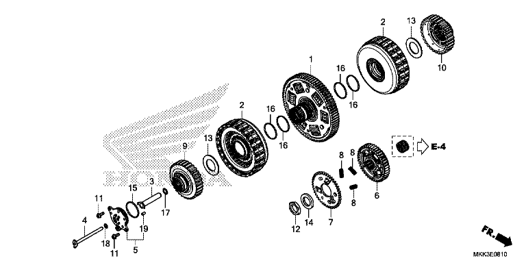 CLUTCH (CRF1000D/D2/DL/DL2)