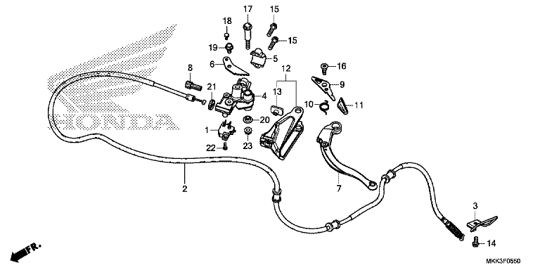 PARKING BRAKE LEVER