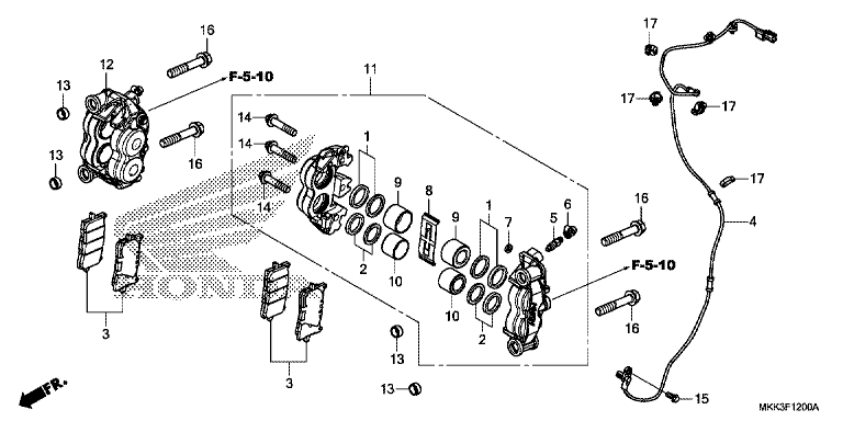 FRONT BRAKE CALIPER