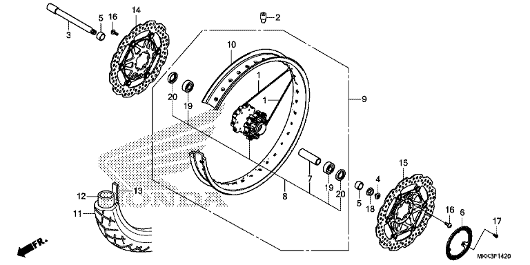 FRONT WHEEL