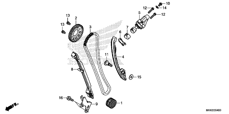CAM CHAIN/TENSIONER
