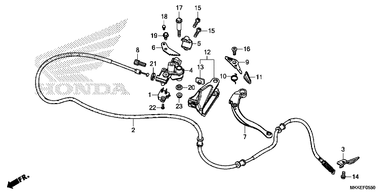 PARKING BRAKE LEVER