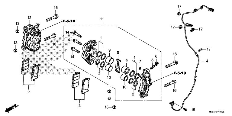 FRONT BRAKE CALIPER