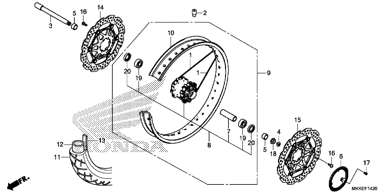 FRONT WHEEL