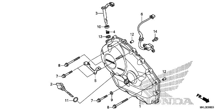 RIGHT CRANKCASE COVER (NC750XA)