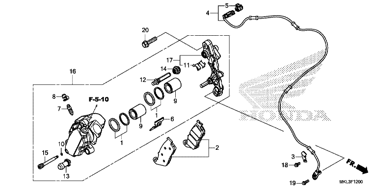 FRONT BRAKE CALIPER
