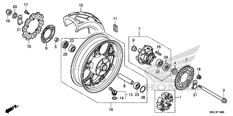 REAR WHEEL