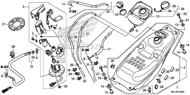 FUEL TANK/FUEL PUMP