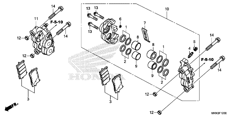 FRONT BRAKE CALIPER