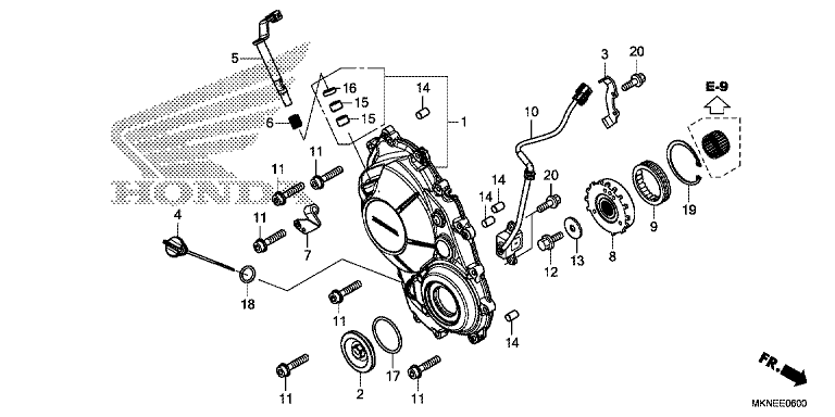 RIGHT CRANKCASE COVER