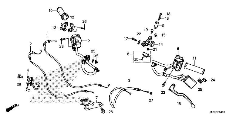 HANDLE LEVER/SWITCH/CABLE