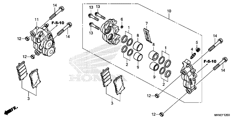 FRONT BRAKE CALIPER