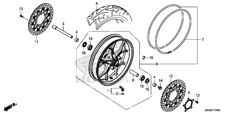 FRONT WHEEL