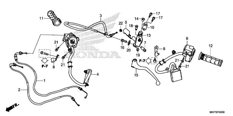 HANDLE LEVER/SWITCH/CABLE