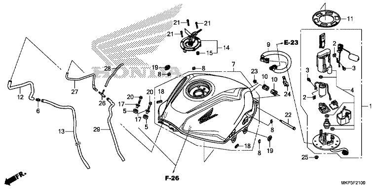 FUEL TANK/FUEL PUMP