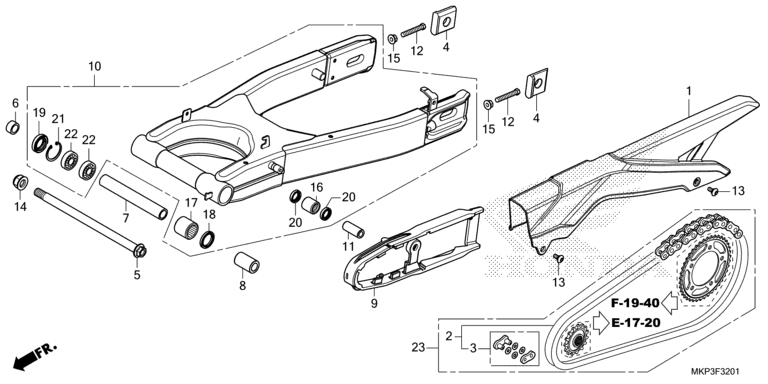 SWINGARM (CBR500RAN/P)