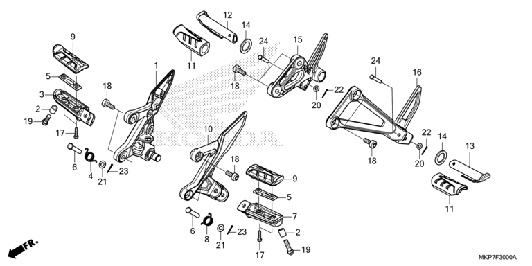 FOOTPEG/FOOTREST