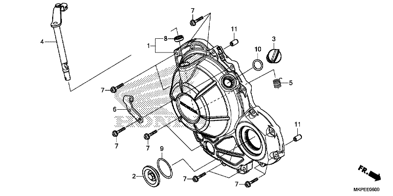 RIGHT CRANKCASE COVER