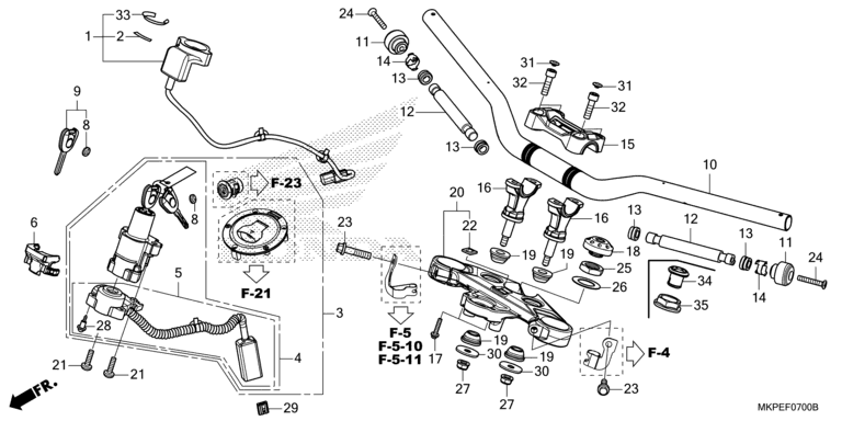 HANDLE BAR/TOP BRIDGE