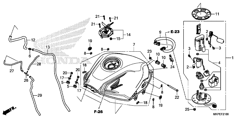 FUEL TANK/FUEL PUMP