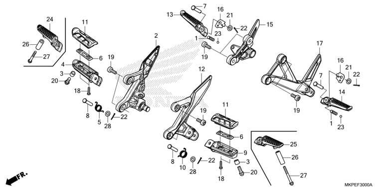 FOOTPEG/FOOTREST