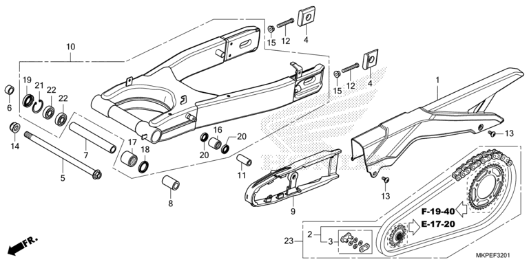SWINGARM (CB500FAN/P)