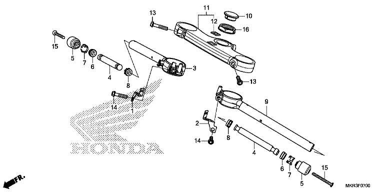 HANDLE BAR/TOP BRIDGE