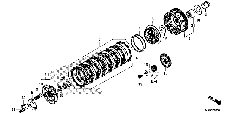 CLUTCH (CRF1100A/A2/A4/AL/AL2/AL4)