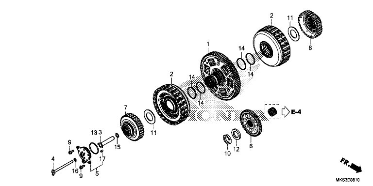CLUTCH (CRF1100D/D2/D4/DL/DL2/DL4)