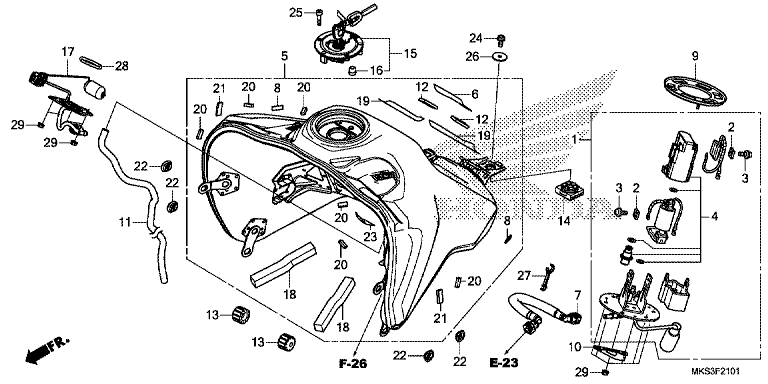 FUEL TANK/FUEL PUMP (2)
