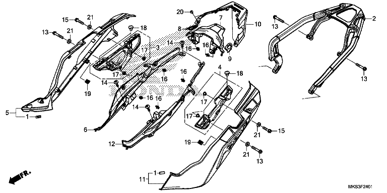 SIDE COVER/REAR CARRIER (2)