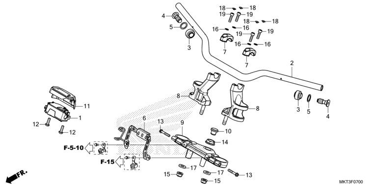 HANDLE PIPE/TOP BRIDGE