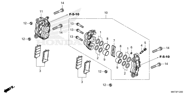 FRONT BRAKE CALIPER