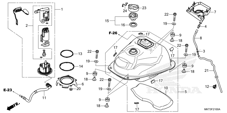 FUEL TANK/FUEL PUMP