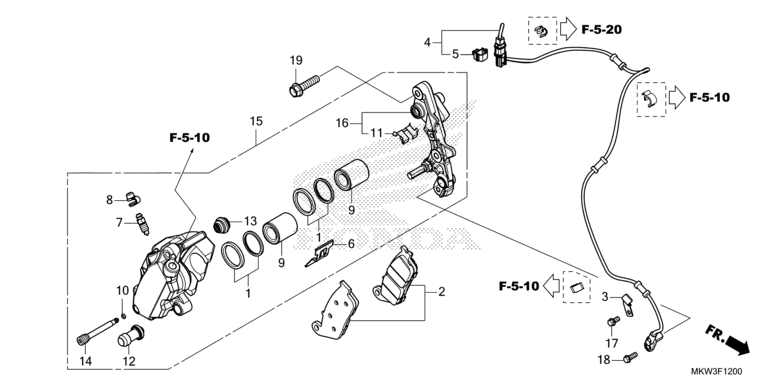 FRONT BRAKE CALIPER
