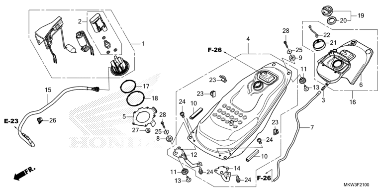 FUEL TANK/FUEL PUMP