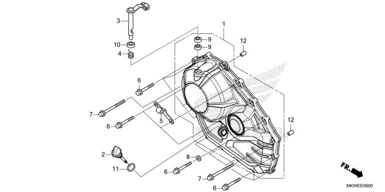 RIGHT CRANKCASE COVER (NC750XA)