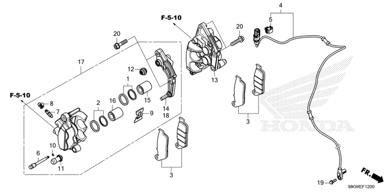 FRONT BRAKE CALIPER