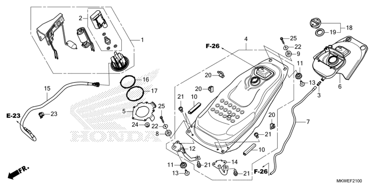 FUEL TANK/FUEL PUMP