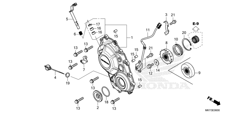 RIGHT CRANKCASE COVER