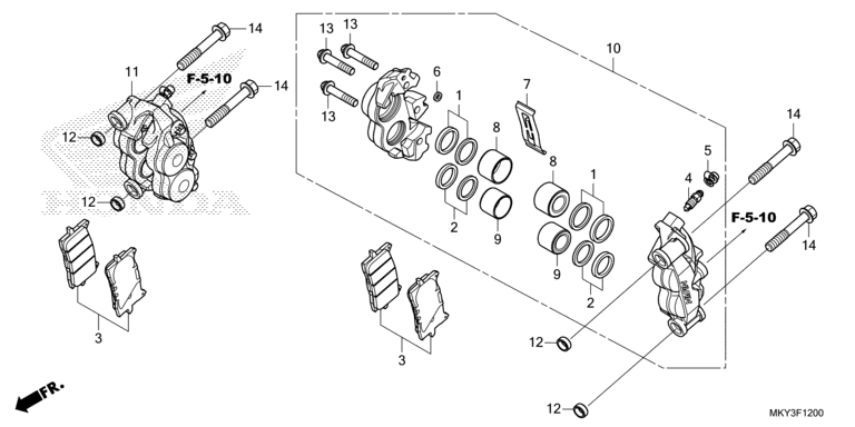 FRONT BRAKE CALIPER