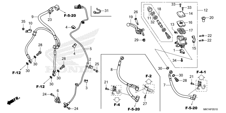 FRONT BRAKE MASTER CYLINDER