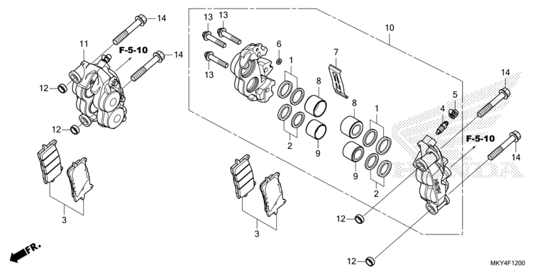 FRONT BRAKE CALIPER