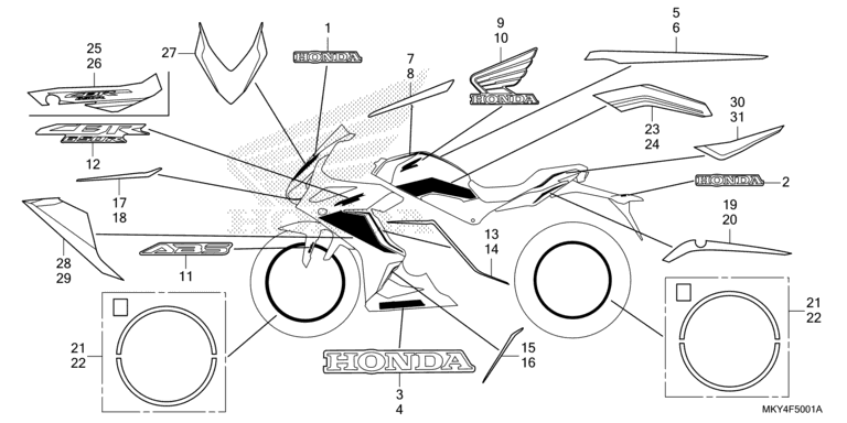 MARK (CBR650RA)