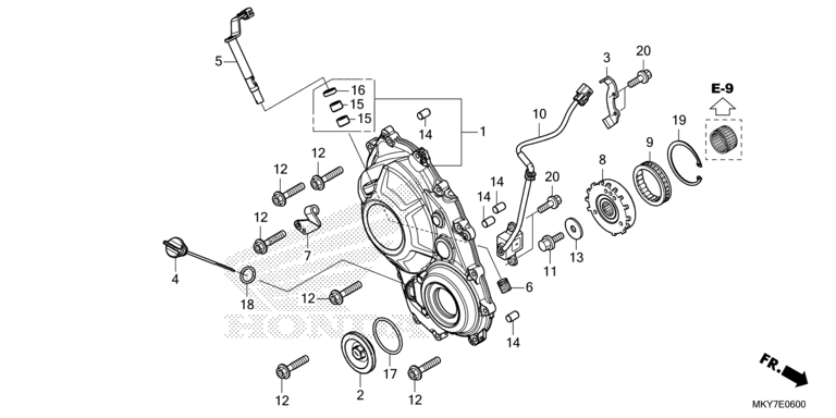 RIGHT CRANKCASE COVER