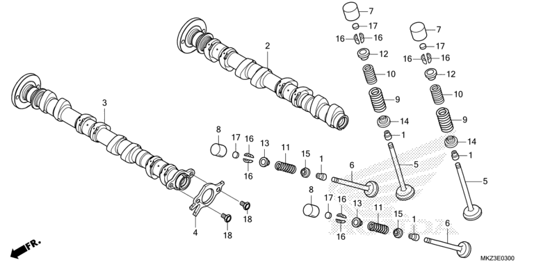 CAMSHAFT/VALVE
