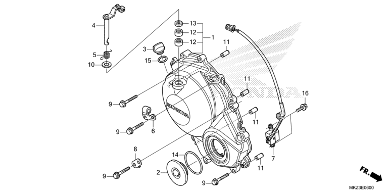 RIGHT CRANKCASE COVER