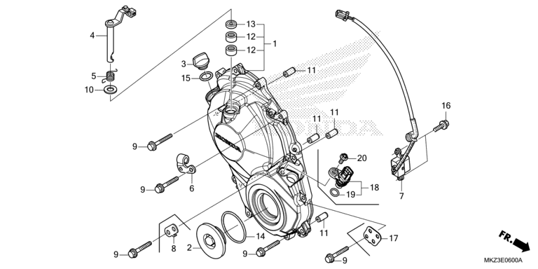 RIGHT CRANKCASE COVER