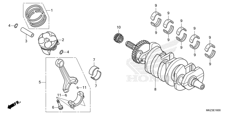 CRANKSHAFT/PISTON