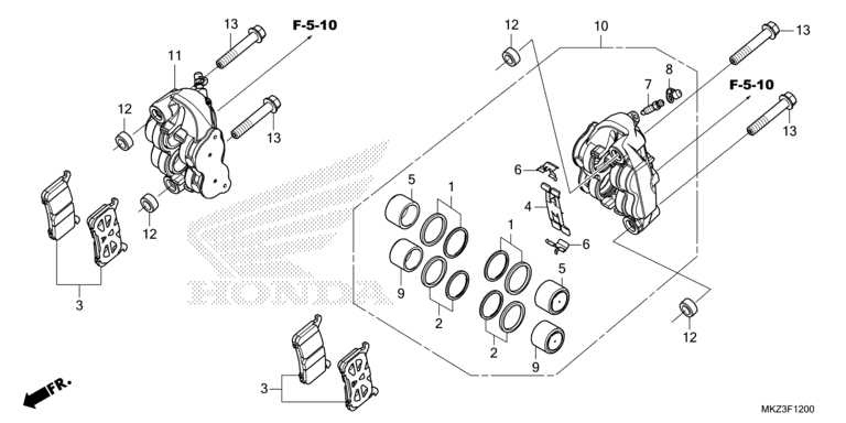 FRONT BRAKE CALIPER
